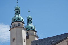 Die Hausmannstürem der Marktkirche in Halle